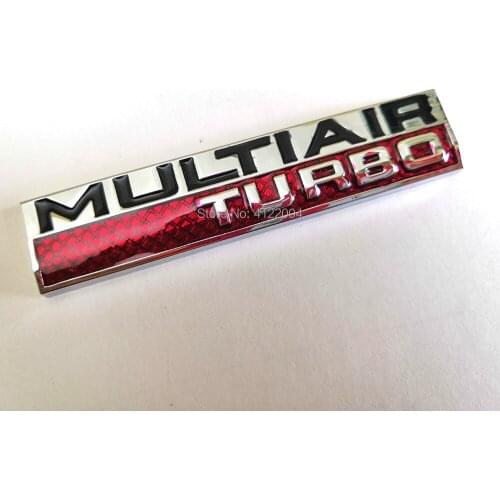 12-16 Dart MULTIAIR TURBO Badge Car Body Chrome Metal Nameplate Emblem Sticker for Dodge Ram