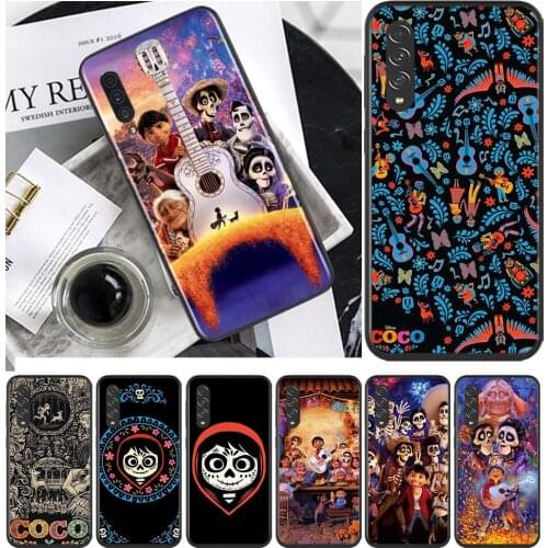 Disney Movie COCO for Samsung Galaxy A90 A80 A70 A60 A50 M60 M40 A20E A2Core A10S A10E Silicon Soft Black Phone Case