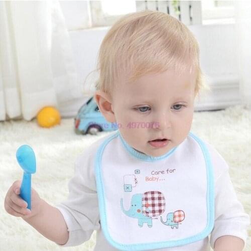 DHL 1000pcs cotton elephant cartoon girls boys baby bibs gift towel feeding stuff burp cloth letter waterproof Infant