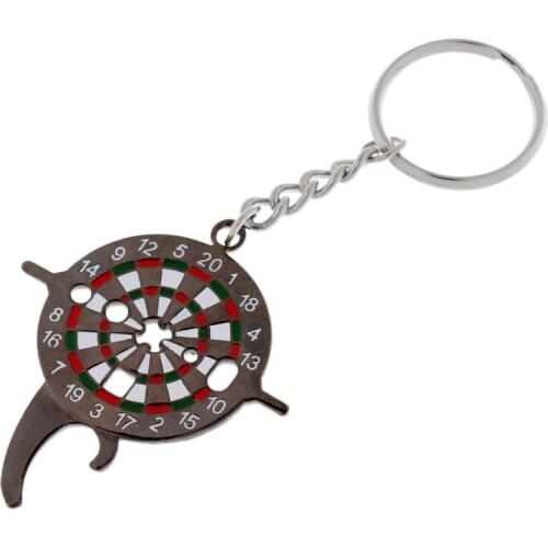 Dart Tool Accessory Mechanic Wrench Keychain Keyring for Steel / Soft Tip Dart