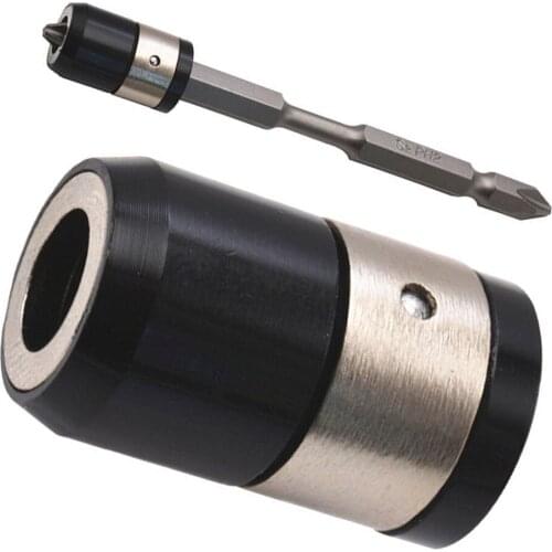 Metal Screwdriver Magnetic Ring Aluminum Alloy Electric Magnetic Ring Screwdriver Bits Anti-Corrosion Strong Magnetizer Screw