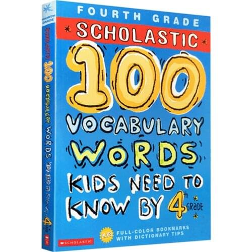 Original English 100 vocabulary Words kids need to know by 4th grade American Primary School keyword reading exercise workbook