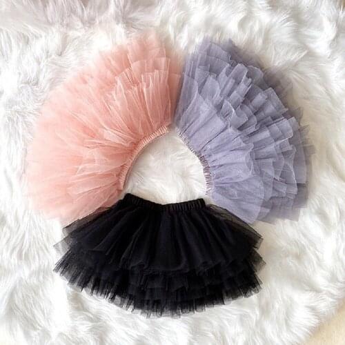 Girls Cake Tutu Pettiskirt Ballet Dance Princess Ball Gown Mini Skirt Baby Girl Birthday Party Fluffy Costumes Skirt