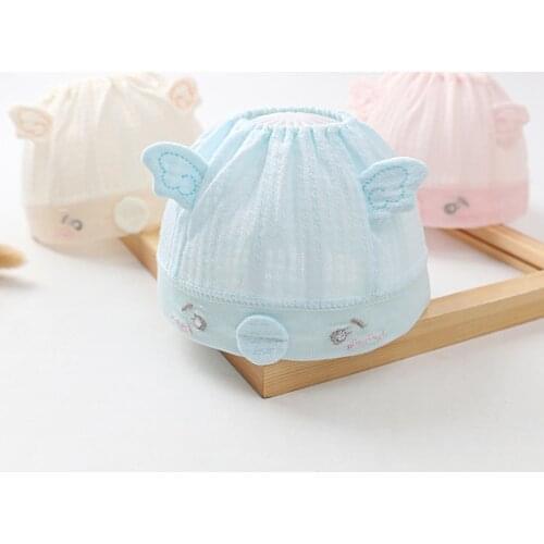 Spring And Summer Thin Newborn Hats Cute Tire Caps Baby Hats Empty Top Caps Breathable Boy And Girl Baby Hats