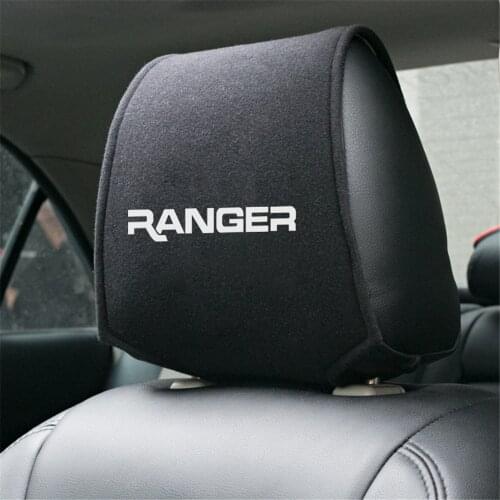 Car Styling For Ford Ranger T6 2008 2017 2018 Accessories Hot car headrest cover 1pcs