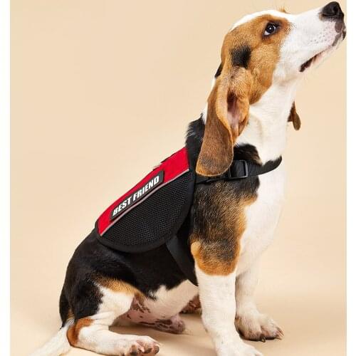 Reflective and Adjustable Lightweight polyester mesh dog harness for Small Medium Large Dog No for Training Dog Harness