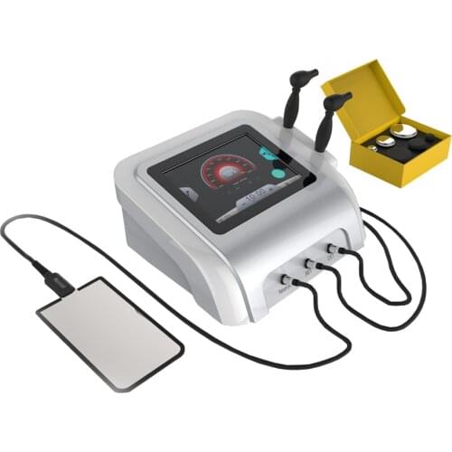 Smart Tecar Ⅱ Diathermy Heating Energy Body Slimming Machine CET RET For Sport Rehabilitation with 80mm heads