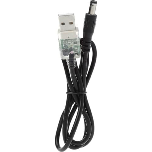 USB 5V to 8.4V Power Charge Cable for bicycle LED Head Light 18650 Battery Pack