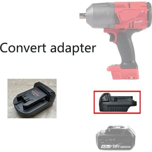 Li-ion battery adapter converter for makita BL1820/BL1840 /BL1850 to Milwaukee m18 18V use MT20ML