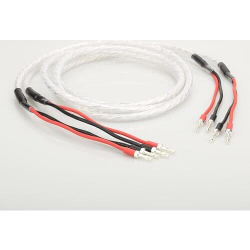 Audiophile Hiend hifi Audio Banana Plug AMP Speaker Cable wire 3mm2 Banana Speaker Cable Wire