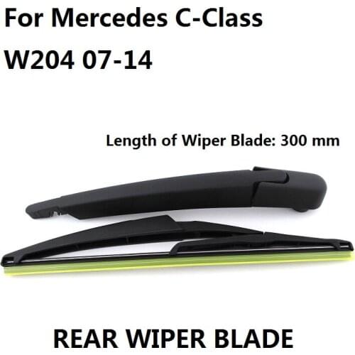Windscreen Car Auto Accessories For Mercedes C-class W204 2009+ Rear Windshield Window Wiper Arm + Blade Set