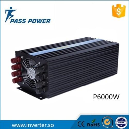Free shipping good performance pure sine wave 6000w marine power inverters, 12v 24v 48v to ac 110v 220v 230v off grid ivnerter