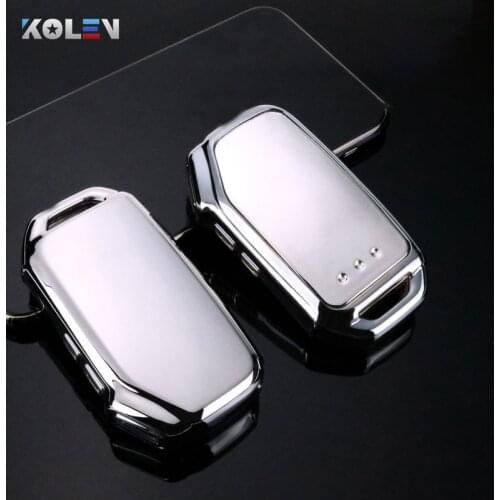For KIA Sportage Ceed Sorento R GT Stinger Forte Cerato 2018 2019 Plating TPU Car Remote Key Case Full Cover Fob Holder Shell