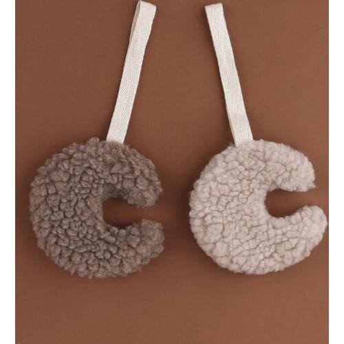 Baby Pacifier Chain Pendant Soft Cotton Plush Moon Soother Dummy Nipple Holder Newborn Infants Teething Nursing Toys Shower