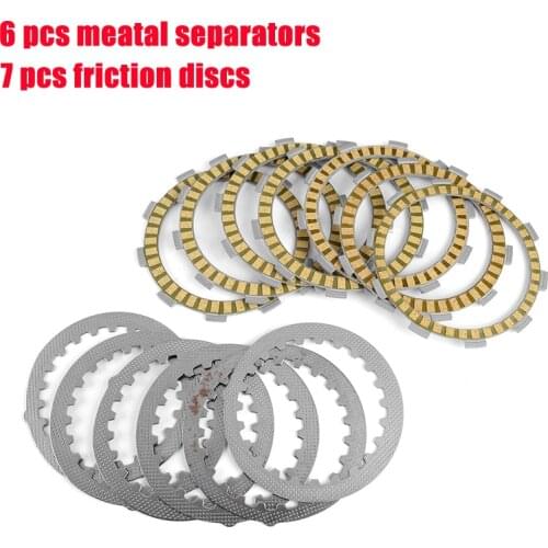 Clutch Friction Plates For Yamaha DT230 DT230R Lanza 4TP1/2 DT125E DT125 DT125R DT125RE DT125X DT 230 230R 125 125 125E E R RE