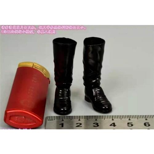 1/12 Scale World War II Germany Fatty Combat Boots Model for 6"