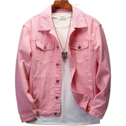 Mens Denim Jacket Jeans Jackets Red Jean Jacket Regular Fit Bomber Jacket Cotton 2021 Jacket Mens Coats Chaqueta Hombre,6003