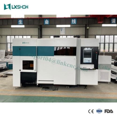 Exchange Worktable Enclosed 1000W-15000W High Power CNC Sheet Metal Fiber Laser Cutting Machine Cutter Machine