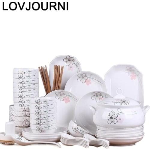 Noodles Food Container Serving Ramen Porcelain Plate Kitchen Cuenco Utensil Ceramica Saladier Snack Soup Dinnerware Ceramic Bowl