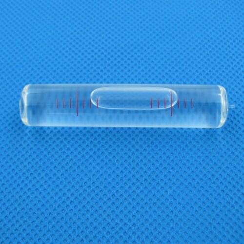 Size 13*70mm Accuracy 10"/2mm High Precision bubble level Glass inclinometer Tubular Bubble Level Cylindrical spirit level vial