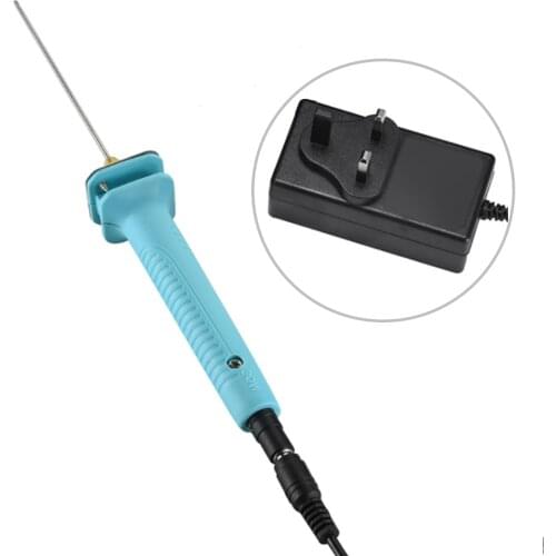 15W Handheld Electric Foam Cutter Portable Foam Cutting Pen Styrofoam Cutting Tool Engraver with Power Adapter (10cm/ 3.9in)