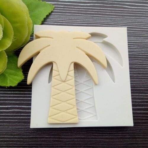 Coconut tree silicone mold Chocolate cake dough mold Candy fondant tools
