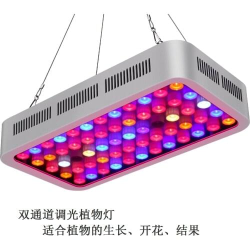 Modern 300W Dual Channel Hand Adjustment Plant Lamp LED Plant Growth Lamp Greenhouse Plant Light Supplement