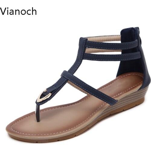 New Fashion Women Beach Shoes Sandals Summer Shoes Lady Size 40 41 42 wo19031