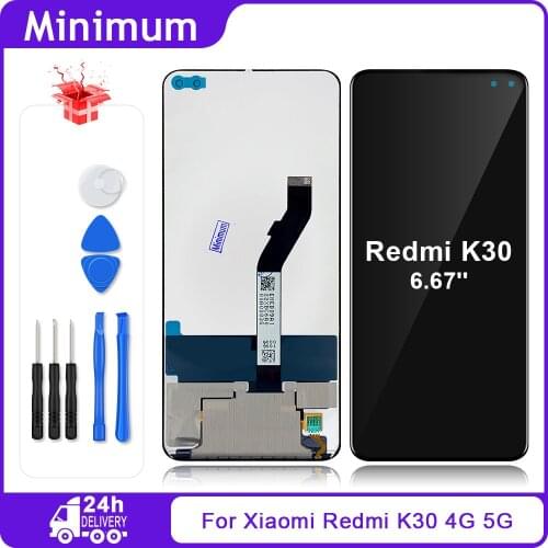 6.67" For Xiaomi Redmi K30 4G 5G LCD Display Touch Screen Digitizer Assembly Replacement For Xiaomi Mi Pocophone X2 Poco X2
