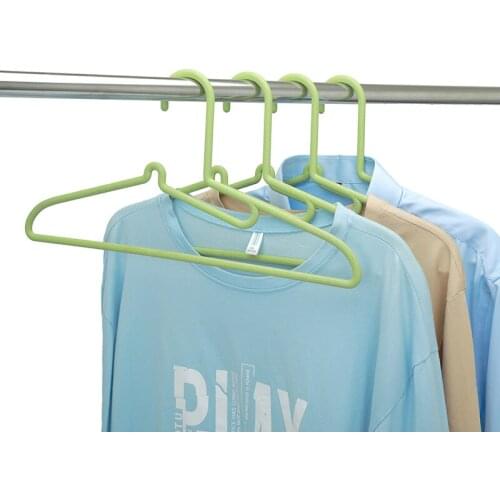 5/10Pcs Heavy Duty Adult Plastic Clothes Hangers Coat Pants Hanger Cloth Dying Rack Household Clothing Organizer