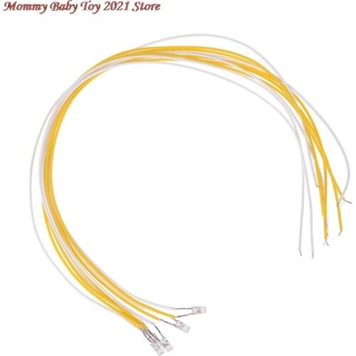 5pcs/lot LED light with 20cm Line Diy Dollhouse Miniature Furniture Toy Birthday Gift for Children Doll House Accessories