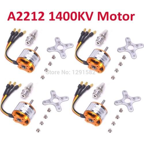 A2212 2212 1400KV 2-3S 3.17mm Outrunner Brushless Motor 10T for RC FPV Fixed Wing Drone Airplane Aircraft