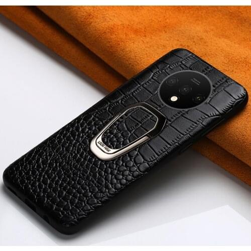 Genuine leather Case For Oneplus 7T 7 Pro X 1 2 3 3T Magnetic Kickstand cover For Oneplus 6T 6 5T 5 Business Anti-fall Case