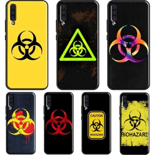 Biohazard Symbol Logo Case For Samsung A52 A12 A32 A72 A21S A20e A21S A31 A51 A71 A10 A02S A50 A70 Back Cover