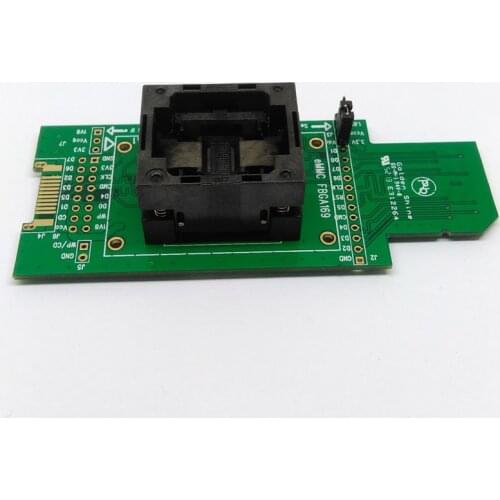 EMMC socket to 30pin test flash memory chip eMMC153 socket eMMC169 BGA169 BGA153 Android phone flash data backup data recovery