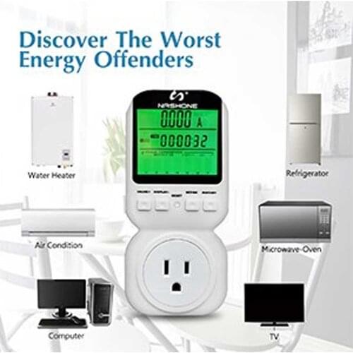 Nashone Multi-function Thermostat Timer 220V Digital Temperature Controller Socket Outlet With Sensor Probe 7-day Programmable