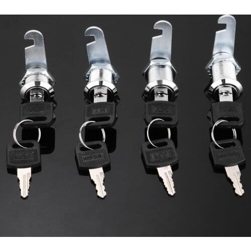 Multi 16-30MM Home Furniture Mailbox Lock Key Quality ABS Plastic Handle Cabinet Drawer Door Lock Set with 2 Keys Universal