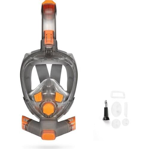 New Full Face Oxygen Mask Swimming Mask Diving Suit Snorkeling Swimming Mask Foldable Anti-fog And Leak-proof Swimming Mask