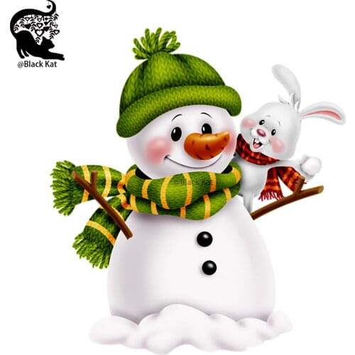 New Frosty Christmas Snowman Bunny Cutting Dies Noel Friends Metal DIY Scrapbooking Stencil Gift Card Craft