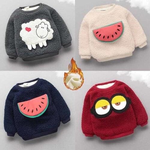 Girls Clothing T-Shirt for Children Boys Costume Long Sleeve Winter Cartoon Cotton T-shirt for Girls Kids Clothes Tops