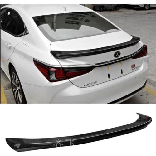 NEW High quality Carbon Fiber Rear Trunk Lip Spoiler Wing Fits Lexus ES200 ES260 ES300 ES300H 2019-2021