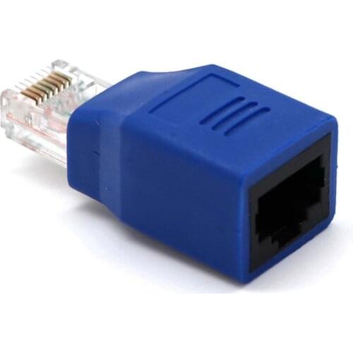 Connected Crossover Cable RJ45 M/F Adapter Male to Female