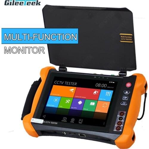 X9ADHS IP CAMERA TESTER POE 8MP TVI CVI AHD SDI CVBS CCTV Tester Monitor 8 Inch Touch Screen 4K H.265 Dual test, Cable tracer