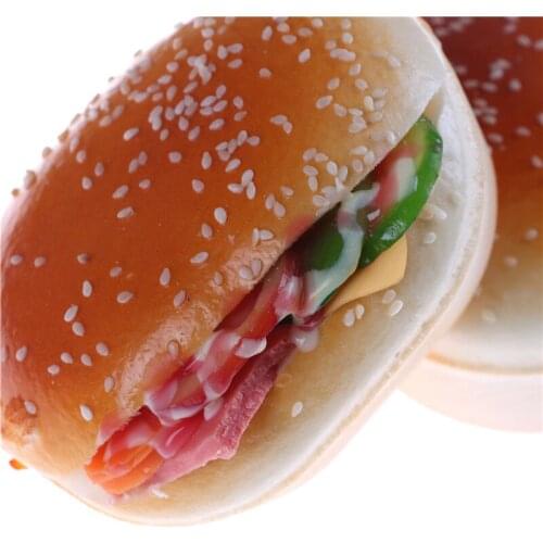 Cake Slow Rising High Quality Soft Hamburgers Squishy Bread Artificial Fake