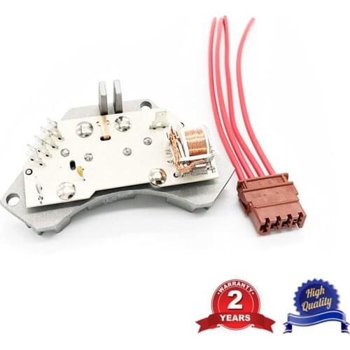 Blower Motor Resistor and Wiring Harness Loom for Citroen Saxo Xsara Xantia Berlingo ZX AX 6441.78 white PCB