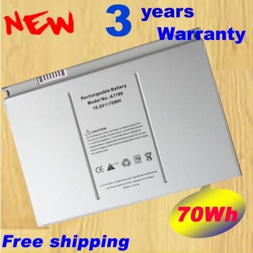 6600mAh Laptop Battery A1189 For Apple MacBook Pro 17 Inch MA092T MA897X/A MA611B A1151 A1212 A1229 A1261
