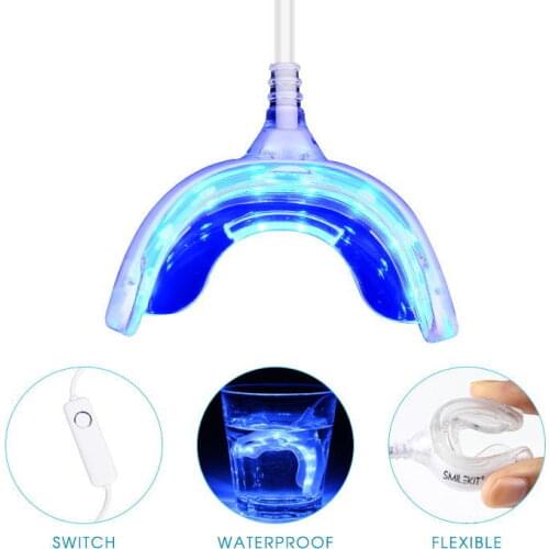 Angelsmile Teeth Whitening Kit With 16 LED Lights Carbamide Peroxide Teeth Whitening Gel Dental Bleaching Professional System