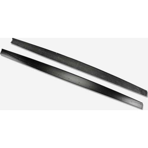 Car Accessories For BMW F82 F83 M4 Matt Carbon Fiber Side Skirt Extension Matte Finish Racing Door Add On Step Kit Trim Part