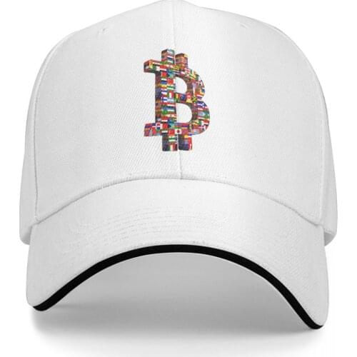 Bitcoin International Racerback Tank Promo Mens and Womens caps Print Anime Golf sun Classic hat