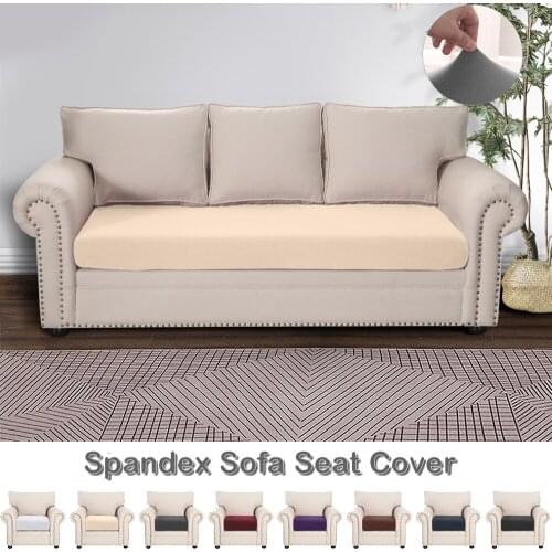 Stretch Cushion Cover Sofa Cushion Furniture Protector Seat Sofa Slipcover Sofa Cover Soft Flexibility with Elastic Bottom D30